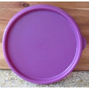 Tupperware Purple #5227A Round Replacement Lid